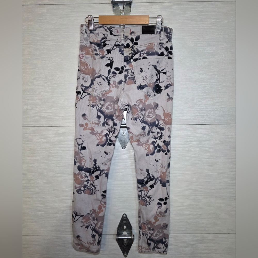 BDG Floral Patterned Pants with Black and Gray Accents - Picture 3 of 5
